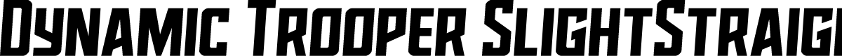 Dynamic Trooper SlightStraight