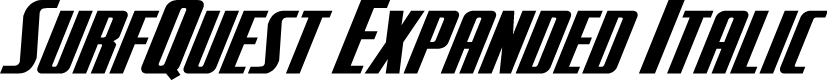 SurfQuest Expanded Italic