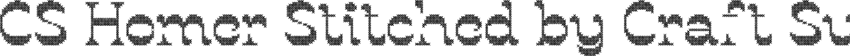 CS Homer Stitched Regular Demo