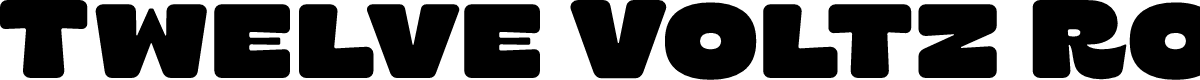 Twelve Voltz Rounded Heavy Bold