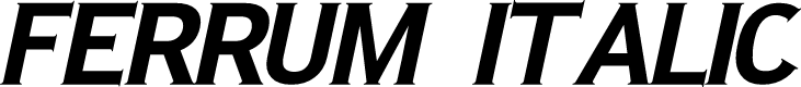 Ferrum Italic