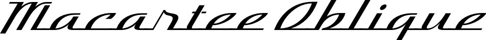Macartee Oblique