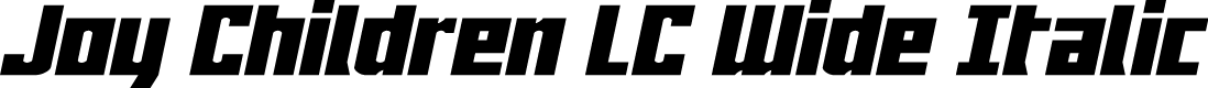 Joy Children LC Wide Italic