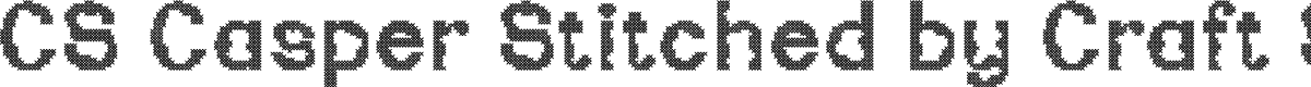 CS Casper Stitched Regular Demo