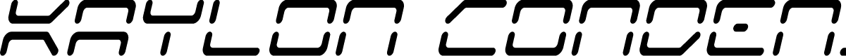 Kaylon Condensed Italic
