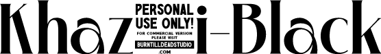 Khazumi-Black