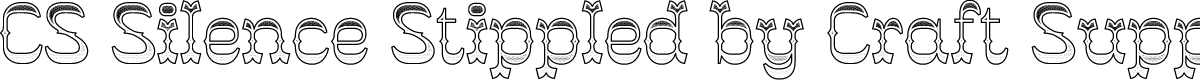 CS Silence Stippled Regular Demo