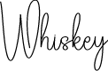 Whiskey