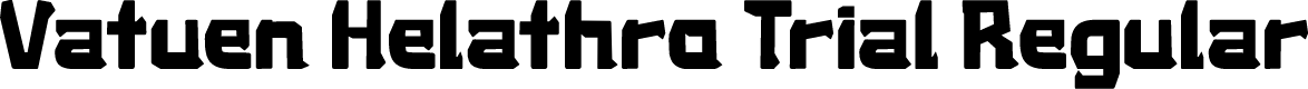 Vatuen Helathro Trial Regular