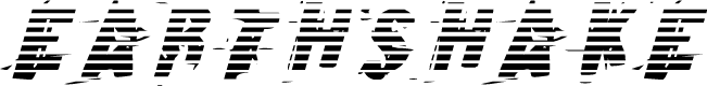 Earthshake Gradient Italic