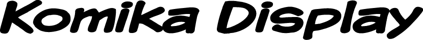 Komika Display Wide Bold