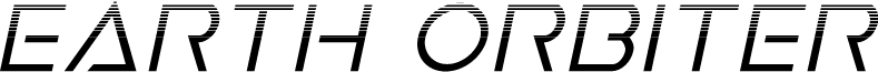 Earth Orbiter Halftone Italic