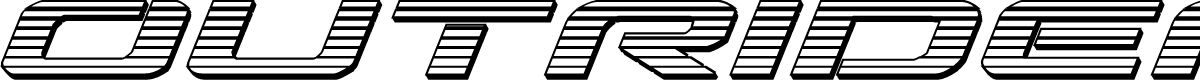 Outrider Chrome Italic Italic