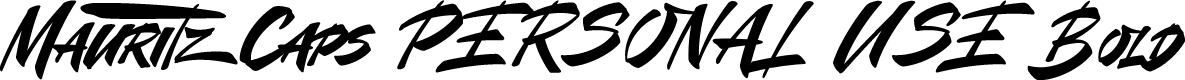 Mauritz Caps PERSONAL USE Bold