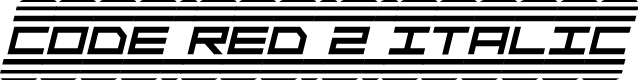 Code Red 2 Italic