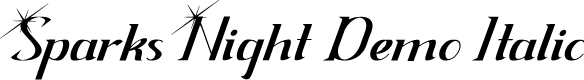 Spark Night Demo Italic