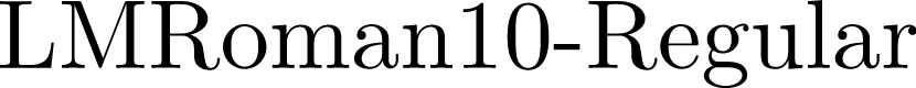 LMRoman10-Regular