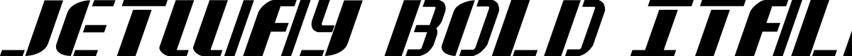 Jetway Bold Italic