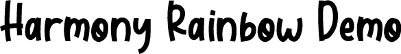 Harmony Rainbow Demo