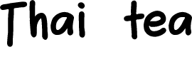 Thai tea