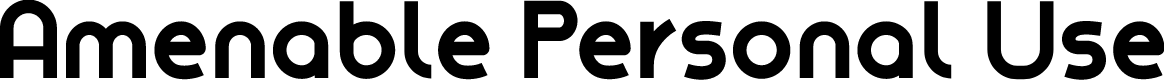 Amenable Personal Use