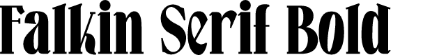 Falkin Serif Bold PERSONAL