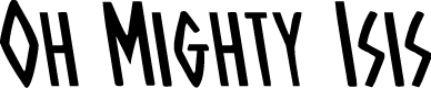 Oh Mighty Isis Leftalic