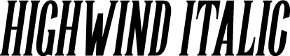 Highwind Italic