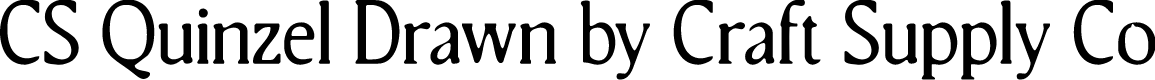CSQuinzelDrawn-Regular Demo