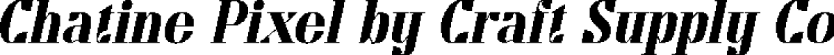 Chatine Pixel Regular Demo