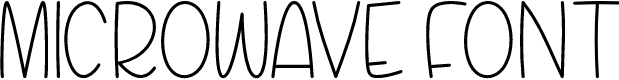 Microwave Font DEMO DEMO