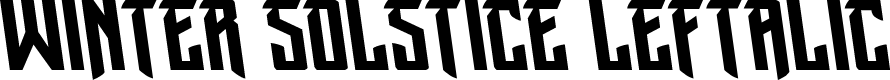 Winter Solstice Leftalic