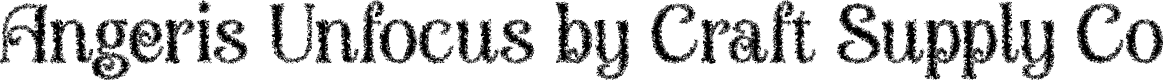 Angeris Unfocus Demo Regular