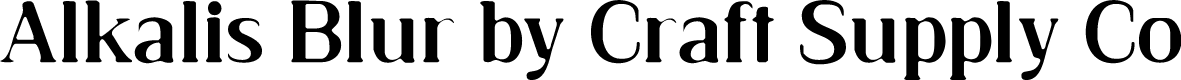 Alkalis Blur Demo Regular