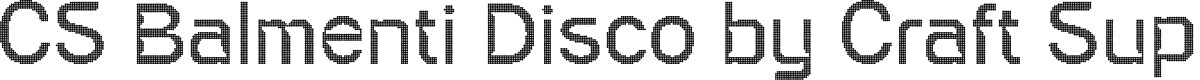 CSBalmentiDisco-Regular Demo