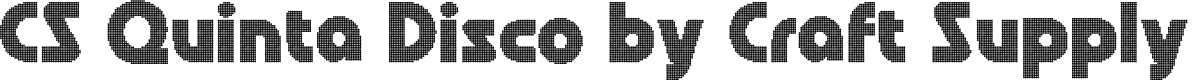 CSQuintaDisco-Regular Demo