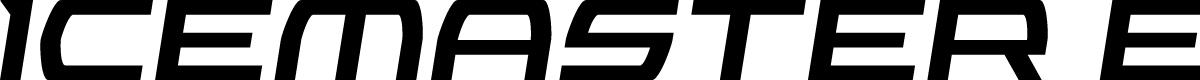 Icemaster Expanded Semi-Italic
