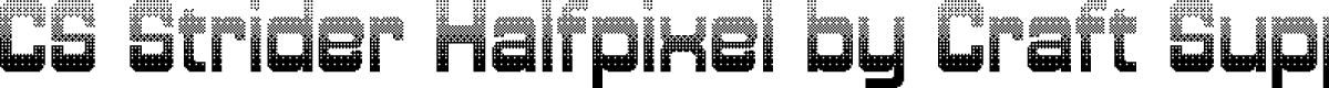 CS Strider Halfpixel Top Demo