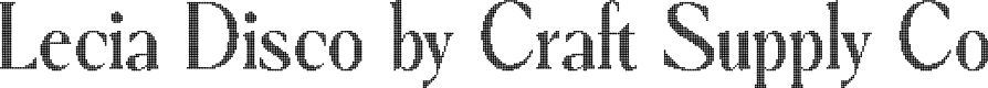LeciaDisco-Regular Demo