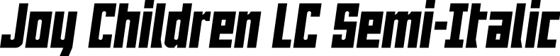 Joy Children LC Semi-Italic