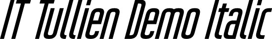 IT Tullien Demo Italic