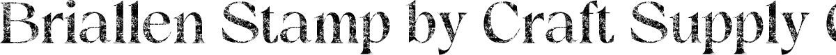 BriallenStamp-Regular Demo
