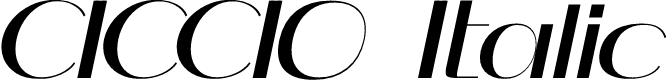 CICCIO Italic