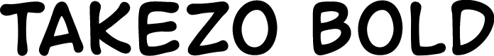Takezo Bold