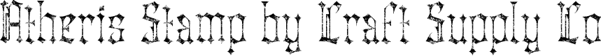 AtherisStamp-Regular Demo