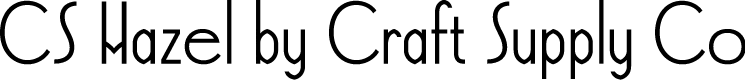 CS Hazel Regular Demo