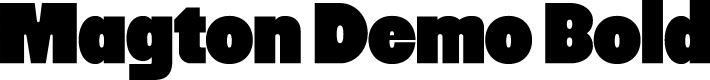 Magton Demo Bold