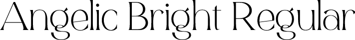 Angelic Bright Regular Demo