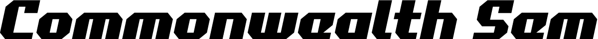 Commonwealth Semi-Italic