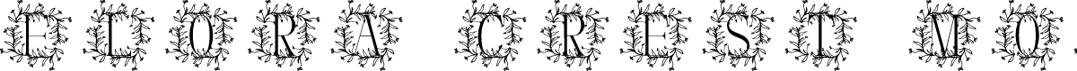 Flora Crest Monogram